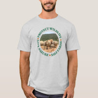 Schutz der Wildtiere, Rett der Natur, Rett des T -