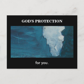 SCHUTZ DES GOTTES (ISAIAH 41) POSTKARTE
