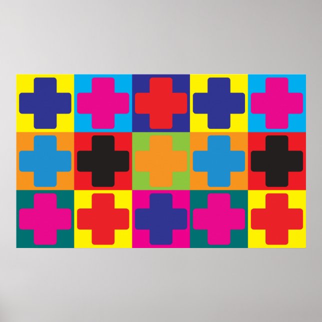 Schutz des Pops Art Poster (Vorne)