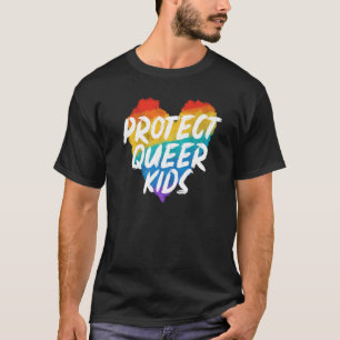 Schutz des Queen Kids-Regenbogenmonats T-Shirt
