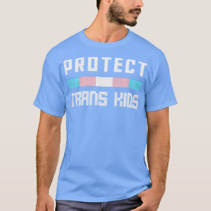Schutz des Trans Kids Trans Flag Design T-Shirt