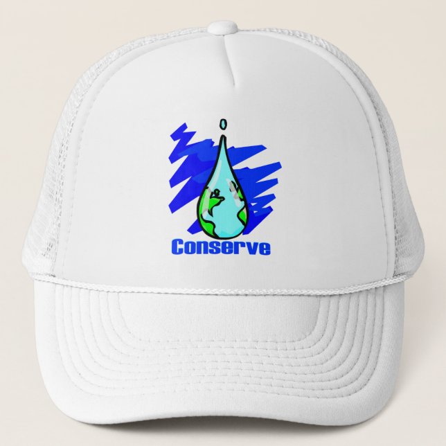 Schutz des Wassers für die Erde Truckerkappe (Vorderseite)