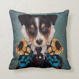 Schutz-Haustier-Projekt - Loki (blau) Kissen