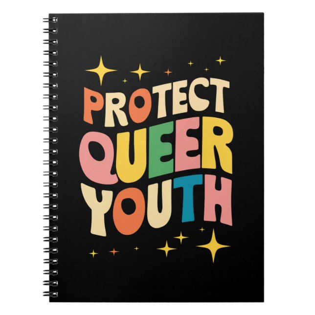 Schutz Queer Jugendschutz Trans Kids LGBTQ Notizblock (Vorderseite)