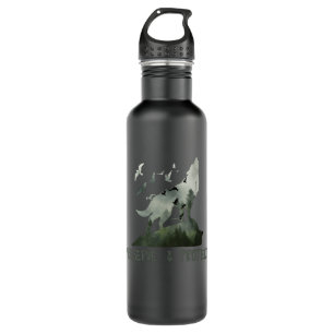 Schutz und Schutz des Nationalparks Wolf Edelstahlflasche