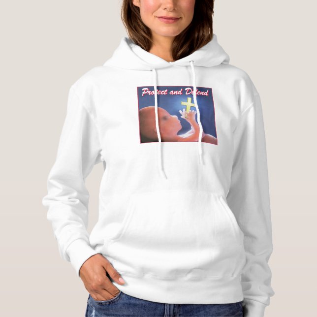 Schutz und Verteidigung Hoodie (Vorderseite)