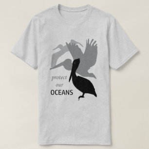 Schutz unserer Ozeane Pelikane Mens T - Shirt