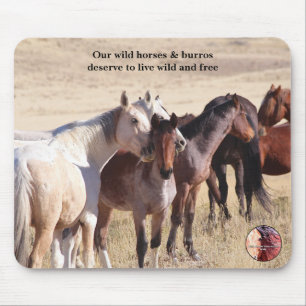 Schutz unserer Wildpferde Mousepad