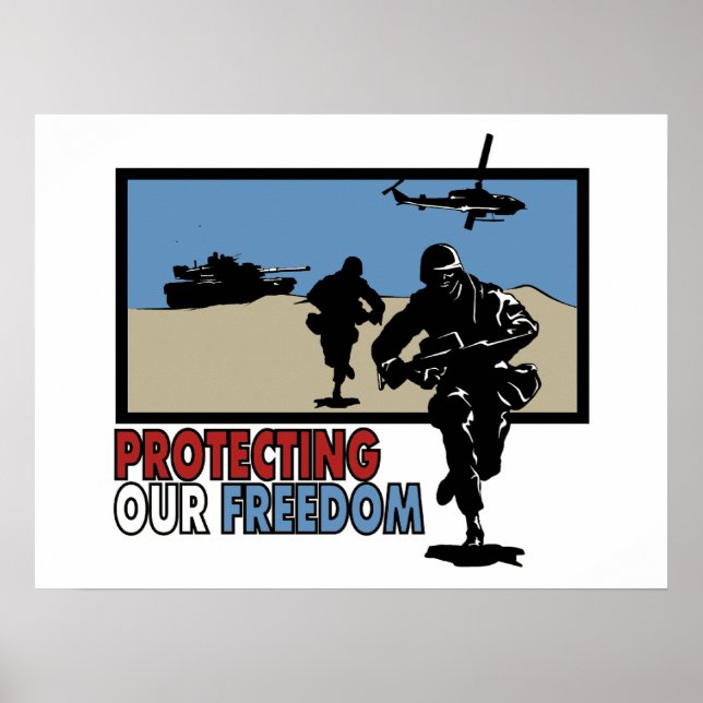 Schutz unseres Freedom Poster (Vorne)