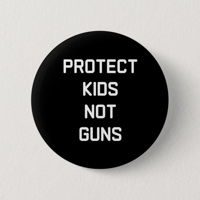 Schutz von Kindern ohne Kanonen Button (Vorderseite)