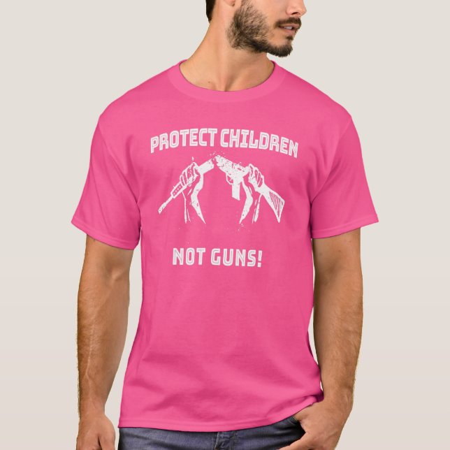 Schutz von Kindern ohne Waffen T-Shirt (Vorderseite)
