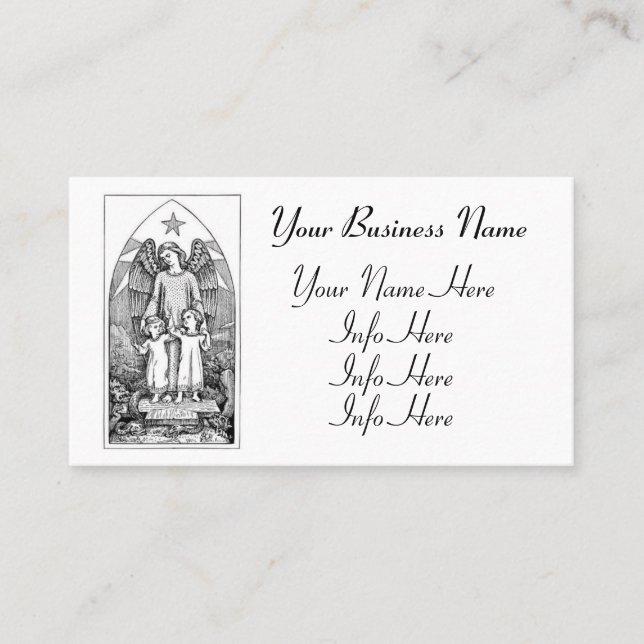 Schutz von Kindern Visitenkarte (Vorderseite)