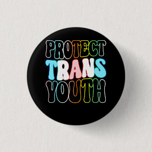 Schutz von Trans-Jugendkindern, die LGBT LGBTQ tra Button