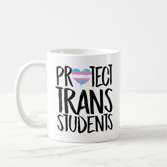 Schutz von Trans Students Kaffeetasse (Links)