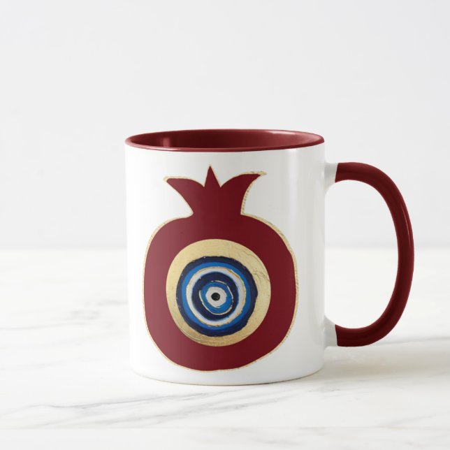 Schutz vor dem Bösen Blick Tasse (Rechts)