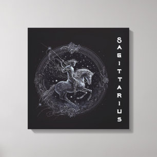 Schütze - 22. November bis 21. Dezember Leinwanddruck