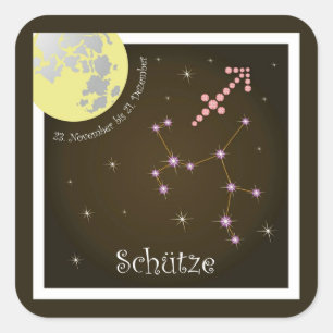 Schütze 23. November bis 21. Dezember Aufkleber
