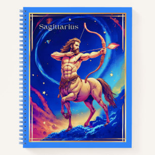 Schütze als Himmelsbogenschütze Journal Notizbuch
