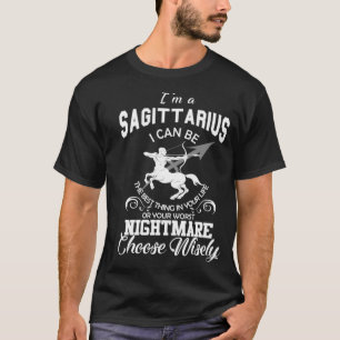 Schütze Astrologie Sternzeichen Horoskop Lustig T-Shirt