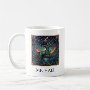 Schütze Blue Celestial Tierkreis Kaffeetasse