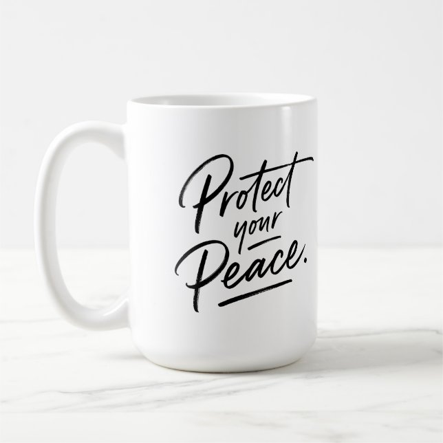 Schütze Dein Frieden Süße Tasse (Links)