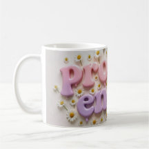 Schütze deine Energie Pastell-Daisy-Blumen-Postkar