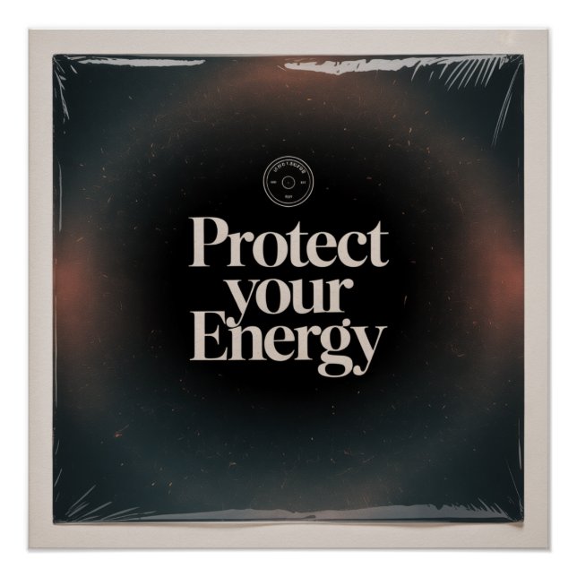 Schütze Deine Energie Poster (Vorderseite)