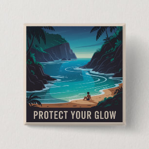 Schütze deinen Glow Button