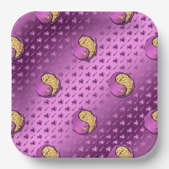 Schütze den Archer Pappteller (Vorderseite)