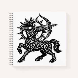 Schütze — Der Schütze von BurnsInHell Notizbuch