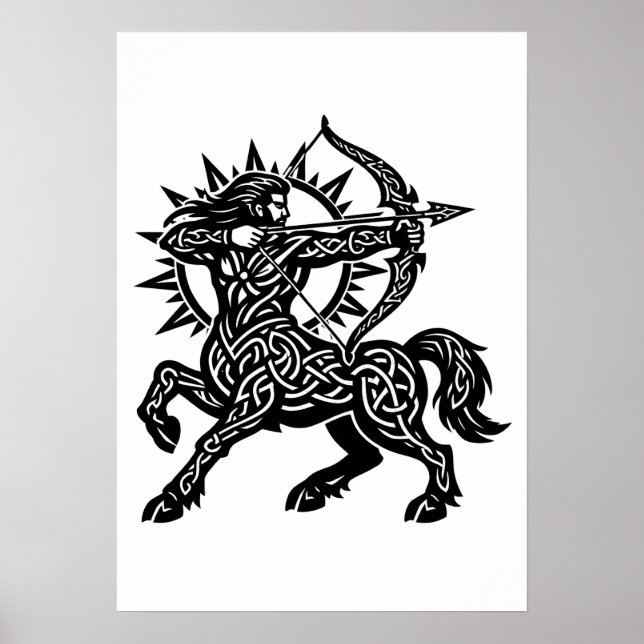 Schütze — Der Schütze von BurnsInHell Poster (Vorne)