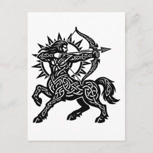 Schütze — Der Schütze von BurnsInHell Postkarte