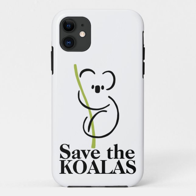Schütze die Koalas iPhone-Hülle Case-Mate iPhone Hülle (Rückseite)