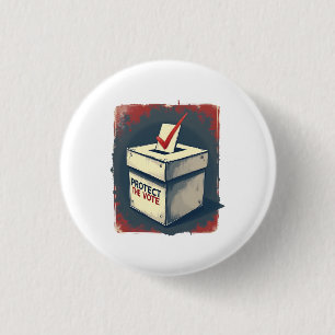 Schütze die Stimme Button