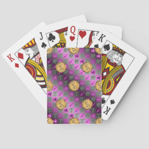 Schütze & Feuer Kaninchen Spielkarten