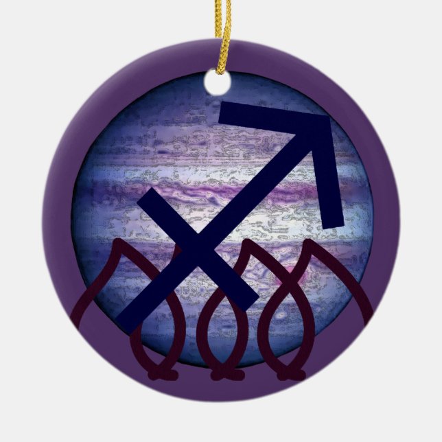 Schütze Keramik Ornament (Vorne)