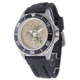 Schütze-Konstellations-Karte Hevelius Skala Armbanduhr