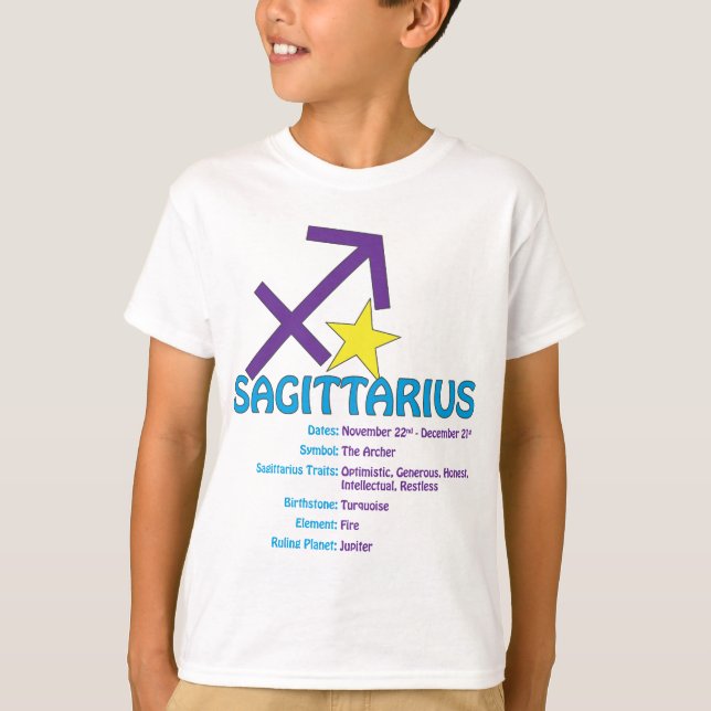 Schütze-Merkmal-KinderT - Shirt (Vorderseite)