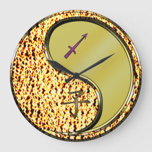 Schütze & Metallratte Große Wanduhr