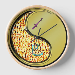 Schütze & Metallschlange Uhr