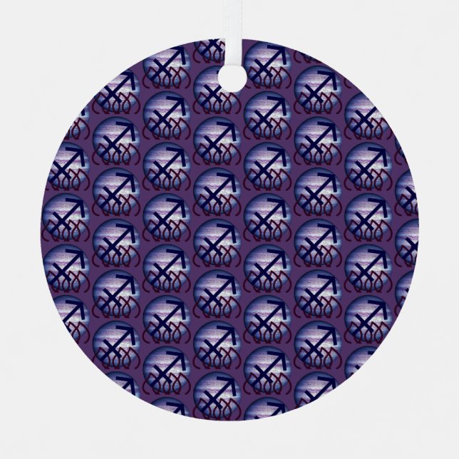 Schütze Ornament Aus Metall (Vorderseite)