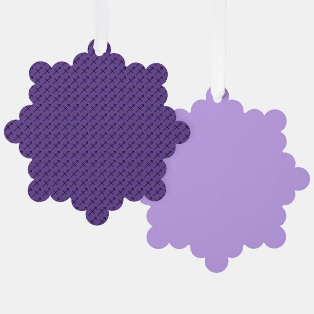 Schütze Ornament Karte (Vorderseite/Rückseite)