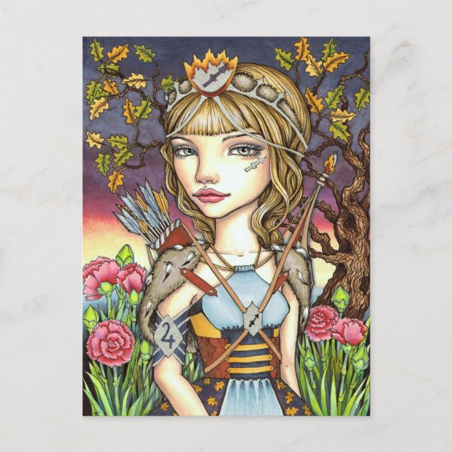 Schütze Postkarte (Vorderseite)