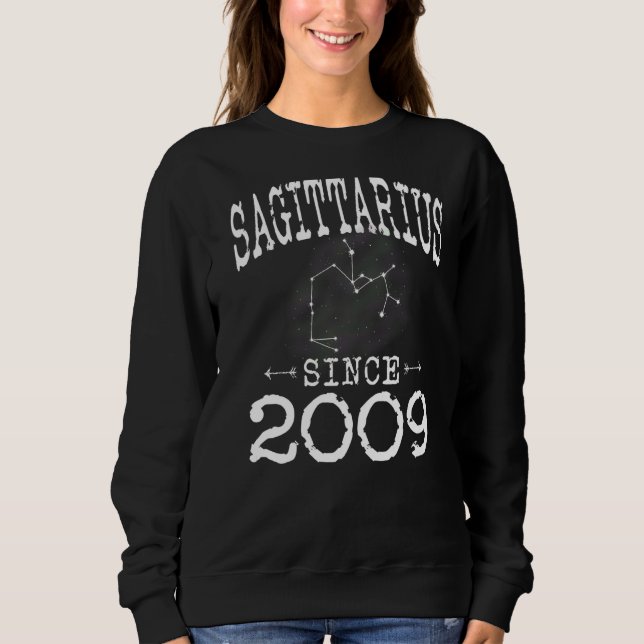 Schütze seit 2009 Constellation Sagittarius B Sweatshirt (Vorderseite)