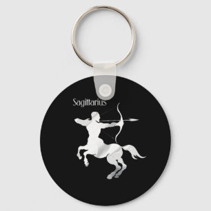 Schütze-silberner Bogenschütze-Tierkreis Schlüsselanhänger