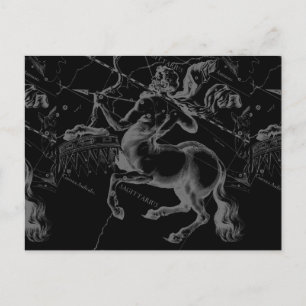 Schütze Sternbild Klasse Hevelius Stich Postkarte