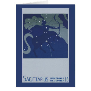 Schütze Sternbild Vintage Tierkreis Astrologie