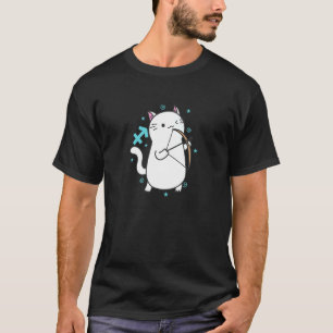 Schütze-Sternzeichen als Katzen-Horoskop T-Shirt