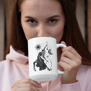 Schütze Tanzende Mädchen 15oz Schwarze Rand Tasse