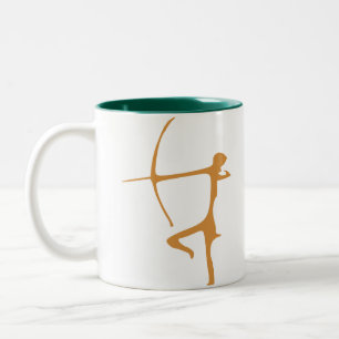Schütze-Tasse Zweifarbige Tasse